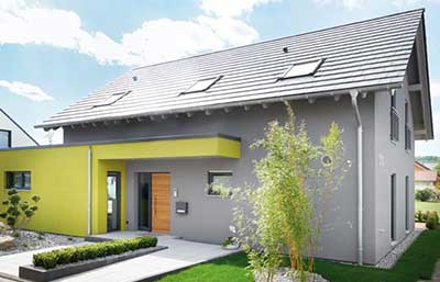 Fingerhut Haus R131.20 Musterhaus Koblenz Außenansicht