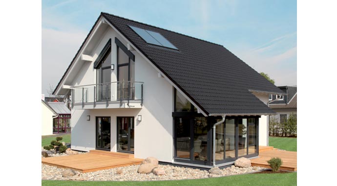 FingerHaus Musterhaus MEDLEY 410 SE Außenansicht