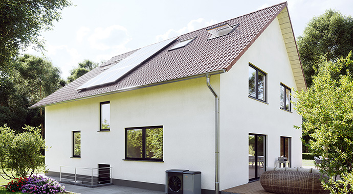 Sanierter Altbau | Bild: Wolf Heiztechnik