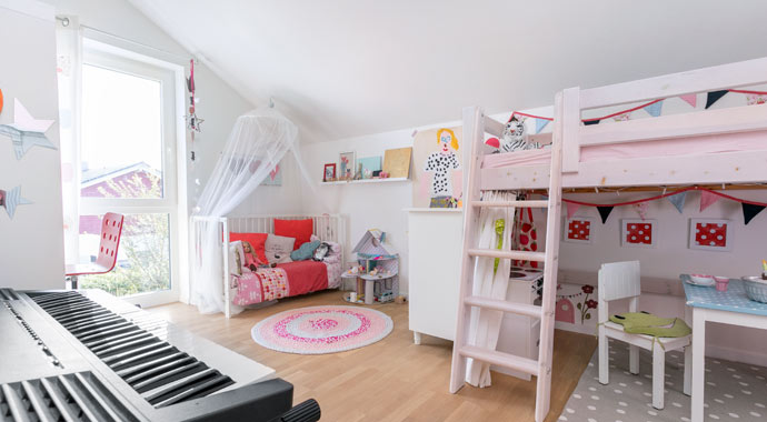 Kinderzimmer Landhaus Scherer von SchwörerHaus