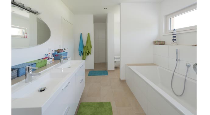 Regnauer Hausbau, Haus Döhlau, Badezimmer