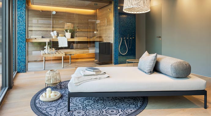 Wellnessbereich Musterhaus Rheinau-Linx – Luxusvilla von WeberHaus