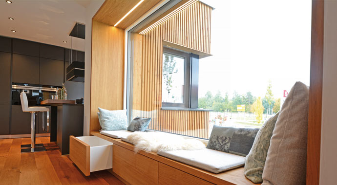 Panoramafenster Musterhaus Günzburg von WeberHaus