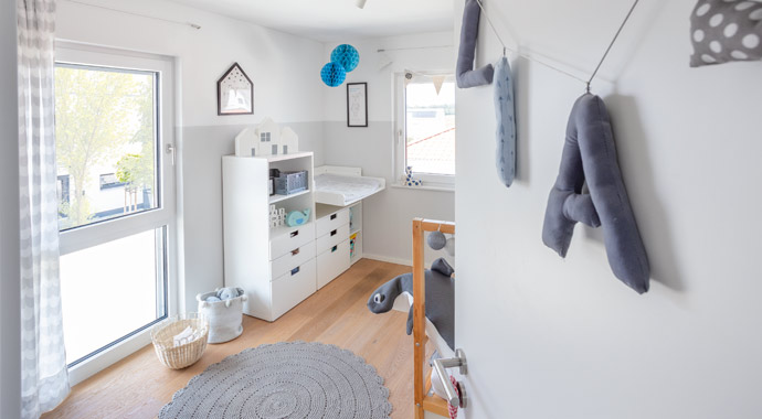 Kinderzimmer Stadtvilla Pickert von SchwörerHaus