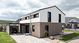 Außenansicht Musterhaus Design183 von Frammelsberger Außenansicht Musterhaus Design183 von Frammelsberger