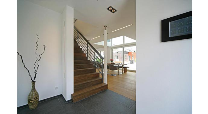 Bittermann & Weiss Musterhaus Mannheim Treppenaufgang