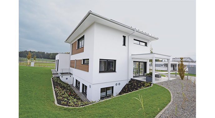 WeberHaus Ausstellungshaus Günzburg Außenansicht