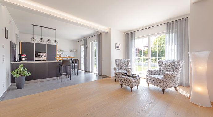 Wohnbereich Haus Albaching von Regnauer Hausbau