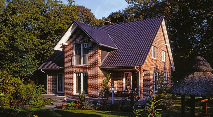 Bauunion 1905 Musterhaus Landhaus L 700 Außenansicht