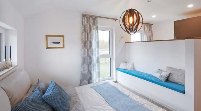 Schlafzimmer Musterhaus Günzburg von Fingerhut Haus