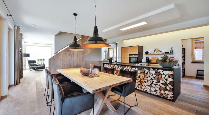 Essbereich Haus Heidi von Regnauer Hausbau