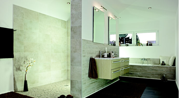 Badezimmer Haus Helsinki von STREIF Haus